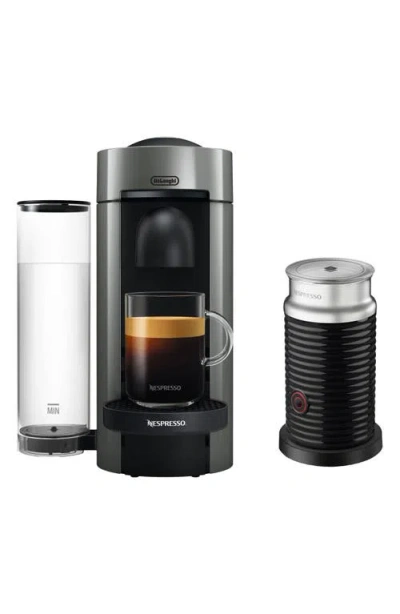 Nespresso Vertuoplus Coffee Machine & Aeroccino Frother Set In Black