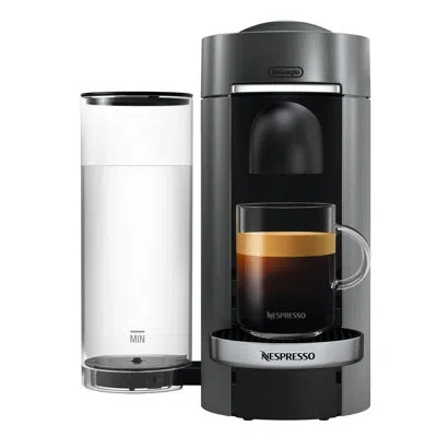 Nespresso Vertuoplus Deluxe Coffee And Espresso Maker By De'longhi In Titanium