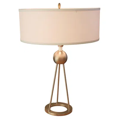 Pre-owned Nessen Lighting Walter Von Nessen Tripod Table Lamp Mid Century Modern Thurston Atomic Era Boho In Sand