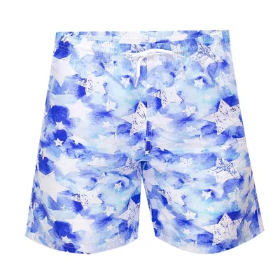 Nessi Byrd Boys Swim Shorts In Blue