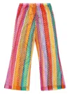 Nessi Byrd Crochet Trousers In Yellow