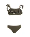 Nessi Byrd Girls' Beryl Two-piece Swimsuit - Little Kid, Big Kid In Green