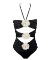 Nessi Byrd Blake One Piece Swimsuit - Big Kid In Black