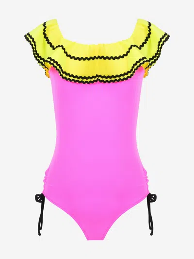 Nessi Byrd Kids'  Girls Bristol Swimsuit In Pink