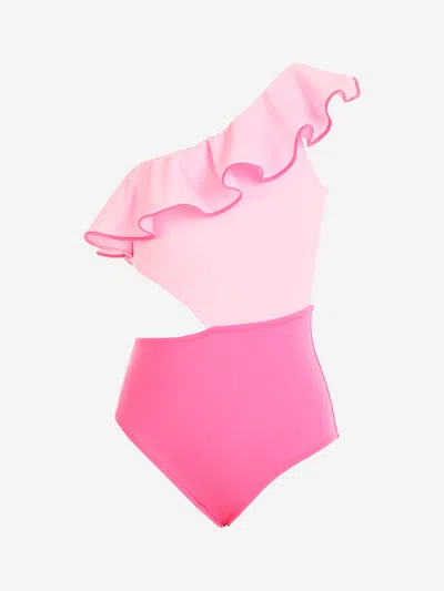 Nessi Byrd Kids' Girls Charlotte Swimsuit In Pink