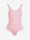 Nessi Byrd Girls Giulia Swimsuit In Pink