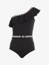 Nessi Byrd Girls Ines Swimsuit In Black