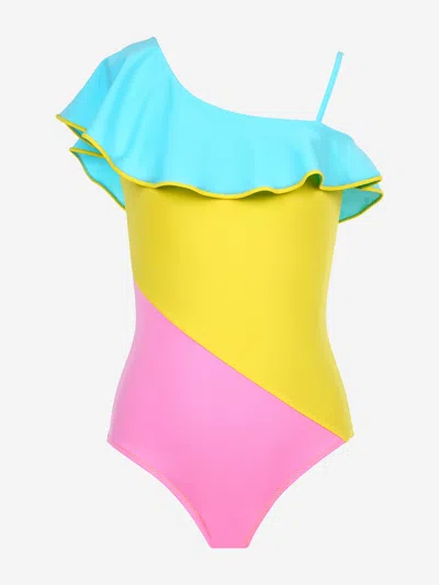 Nessi Byrd Kids'  Girls Judie Swimsuit In Blue