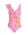 Nessi Byrd Girls' Kaja One-piece Swimsuit - Little Kid, Big Kid In Pink