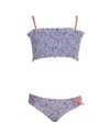 Nessi Byrd Girls' Lavender Two-piece Swimsuit - Little Kid, Big Kid In Grey-multicolor