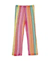 Nessi Byrd Crochet Trousers In Multicolor