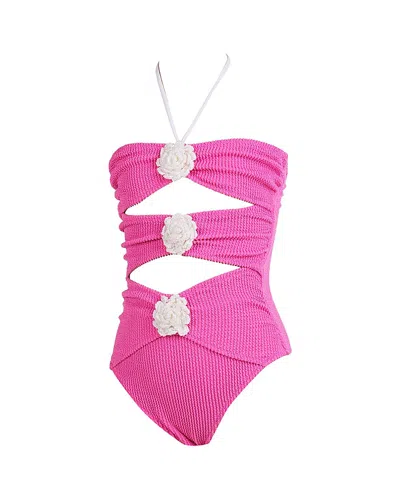 NESSI BYRD GIRLS' NILIA ONE-PIECE SWIMSUIT - LITTLE KID, BIG KID