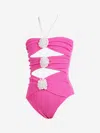Nessi Byrd Girls Nilia Swimsuit In Pink