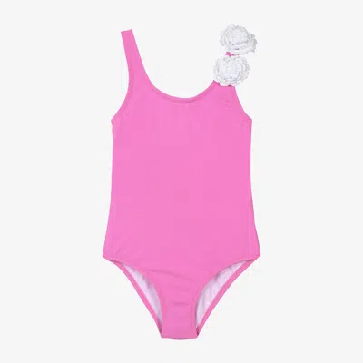 Nessi Byrd Kids' Girls Pink Swimsuit (uv50)
