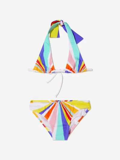 Nessi Byrd Kids' Girls Raissa Bikini In Multicoloured