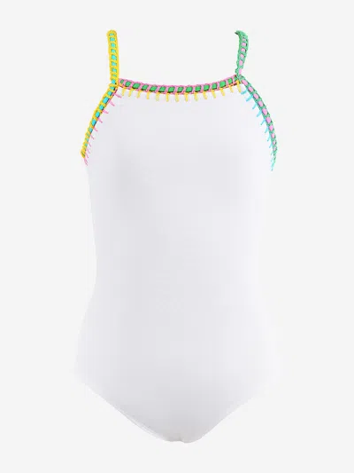 Nessi Byrd Kids'  Girls Rosella Swimsuit In Neutral