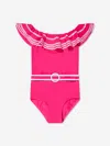 NESSI BYRD GIRLS ZIZI OFF SHOULDER SWIMSUIT