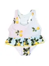 Nessi Byrd Ira Lemon-print Tankini Set In Multicolour