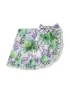 Nessi Byrd Janet Leaf-print Skirt In Green