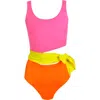 Nessi Byrd Kids' Cut-out Yellow Belt Pop