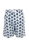 Nessi Byrd Kids' Panda Print Long Quick-dry Swim Trunks