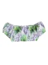 Nessi Byrd Lali Printed Crop Top In Mehrfarbig