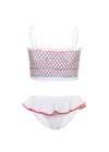 Nessi Byrd Laurel Two-piece Swimsuit In White