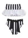 Nessi Byrd Little Girl's & Girl's Lea 2-piece Striped Bikini Set
