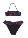 Nessi Byrd Little Girl's & Girl's Liv 2-piece Glitter Print Swim Set