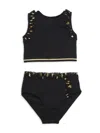 Nessi Byrd Little Girl's & Girl's Nelia Fringe Trim Bikini