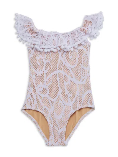 Nessi Byrd Kids' Little Girl's & Girl's Viviana Mesh One-piece Swimsuit