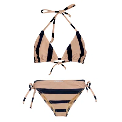Nessi Byrd Kids' Peggy Bikini In Brown