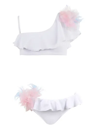 Nessi Byrd Kids'  Girls Saphira Bikini In Blue