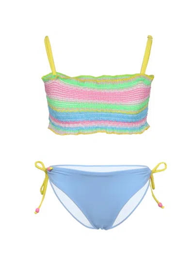 Nessi Byrd Kids' Sathie Two-piece Swimsuit In Multi