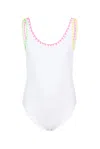 Nessi Byrd Tamara One-piece Swimsuit In White