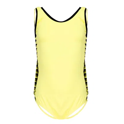 Nessi Byrd Kids' Yellow Swimming Costume For Girls