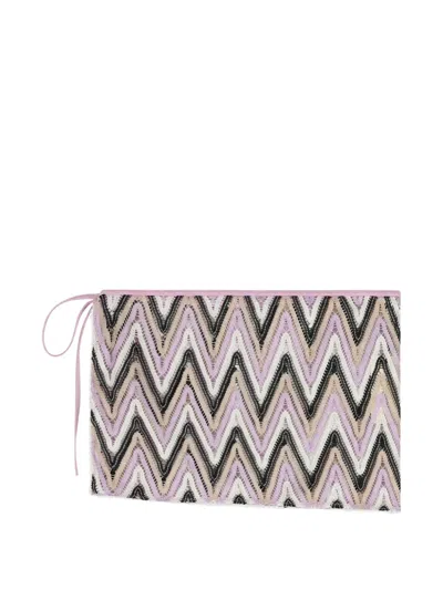 Nessi Byrd Kids' Zig-zag Tie-side Beach Skirt In Multi
