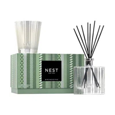 Nest Birchwood Pine Classic Candle & Diffuser Set (limited Edition) In Multi