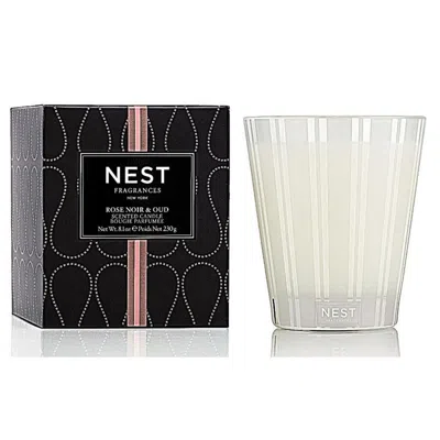 Nest Fragrances Unisex Rose Noir & Oud Classic Candle 8.0 oz Scented Candle 840732112530