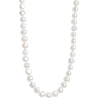 Nest Jewelry Cultured Pearl Necklace In Blue