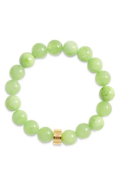 Nest Jewelry Malachite Stretch Bracelet In Green