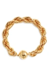 Nest Jewelry Rope Chain Bracelet In Gold