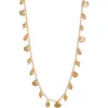 Nest Jewelry Tiny Shells Charm Necklace In Brown