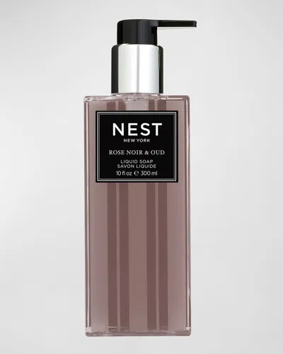 Nest New York 10 Oz. Rose Noir & Oud Liquid Soap In White