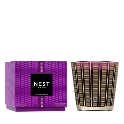 Nest New York Autumn Plum 3 Wick Candle In Brown
