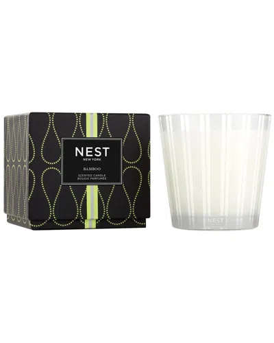 Nest New York Bamboo 3-wick Candle In White