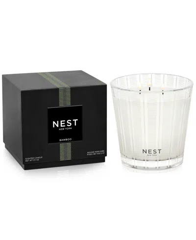 Nest New York Bamboo 3-wick Candle, 21.1 Oz. In Black