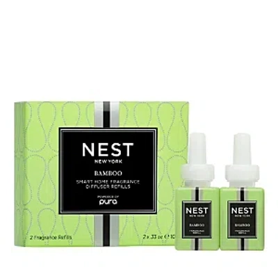 Nest New York Bamboo Pura Refills, Set Of 2 In Green