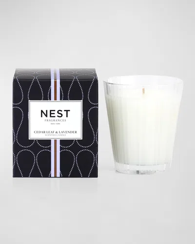 Nest New York Cedar Leaf & Lavender Classic Candle, 8.1 Oz. In White