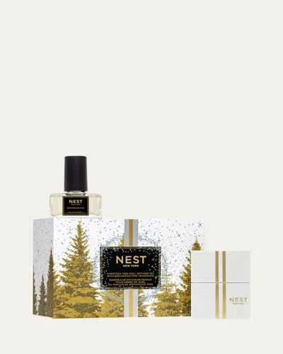 Nest New York Christmas Tree Wall Diffuser Birchwood Pine Set In White